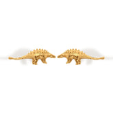 Aretes de anquilosaurio vista frontal